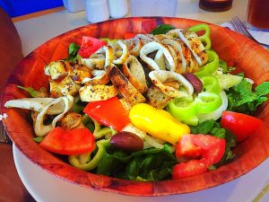 Grilled Calamari Salad