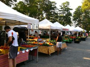 A local farmers market would form a location for community activities and create community pride